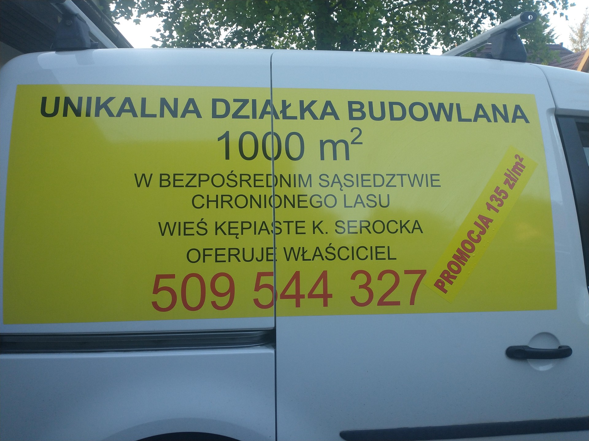 UNIKALNE DWIE DZIAŁKI BUDOWLANE KAŻDA O POW. 10 a W OTULINIE CHRONIEGO LASU - Widok 3
