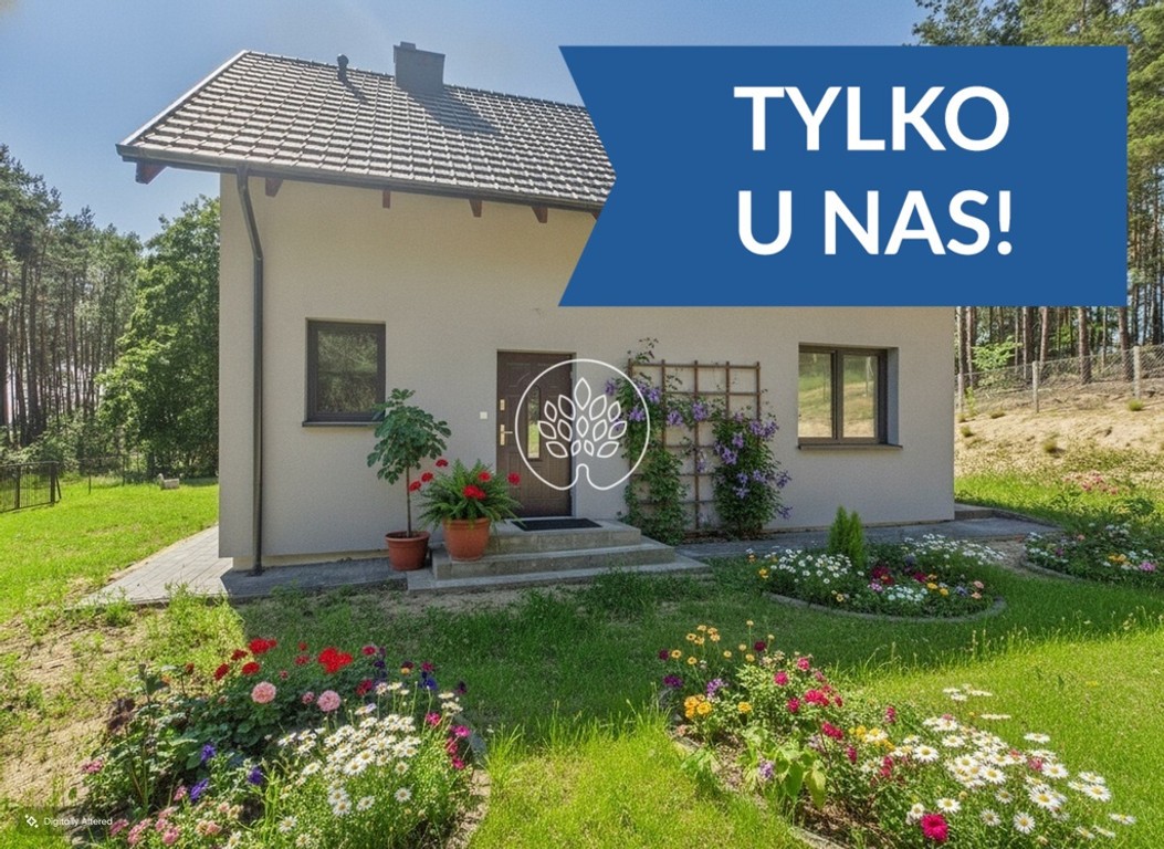 Nowy dom wśród lasów – Klotyldowo, 3 km od jeziora