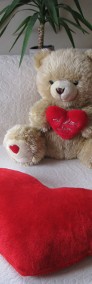 Poduszka – serce na Walentynki - pluszowa przytulanka 60 x 45 cm -4