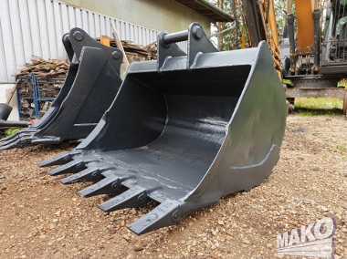 Łyżka 148cm do koparki Miller fi 80 Nowe zęby systemu CAT J350-1