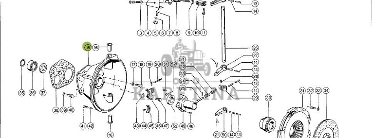 Claas Lexion 580 - koło pasowe koło odbioru napędu 0007686590-1
