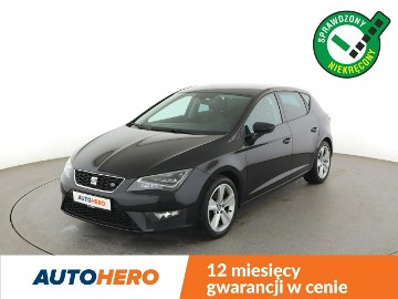 SEAT Leon II full LED półskóra navi klima auto grzane fotele czujnki parkowania