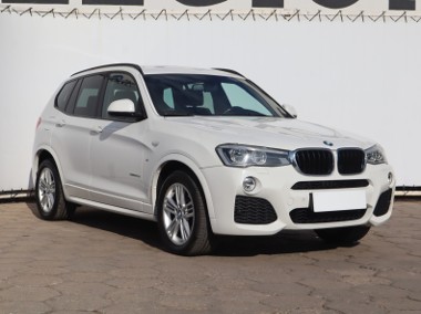 BMW X3 II (F25) , Salon Polska, Serwis ASO, 190 KM, Automat, Skóra, Navi,-1