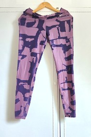 Legginsy damskie Nike Dri-FIT M 38 fiolet getry spodnie yoga fitness drifit -2