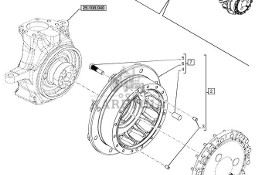 New Holland T6070 Piasta 47925826