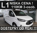 Ford Transit Transit Custom L1 Super Niska Cena Od ręk 110KM Kamera Czujniki L1