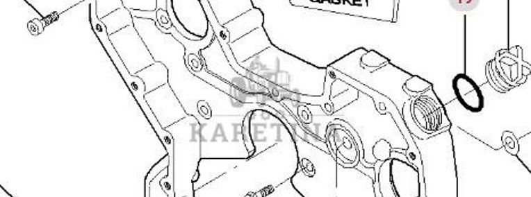 Massey Ferguson 8480 Obudowa Koła Zębów Rozrządu CZĘŚCI V837070064-1