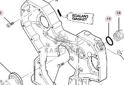 Massey Ferguson 8480 Obudowa Koła Zębów Rozrządu CZĘŚCI V837070064