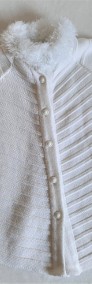 Biały sweter, krój pelerynki  122  Monika Lasota-4
