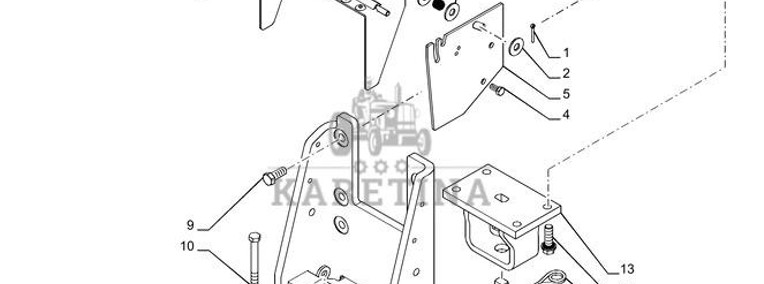 New Holland T6090 T6070 Belka zaczepowa 84229800-1