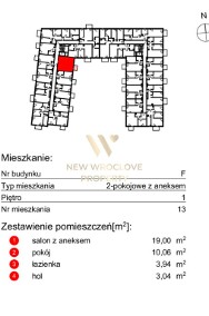 Mieszkanie 2-pok, Jagodno Wrocław-2