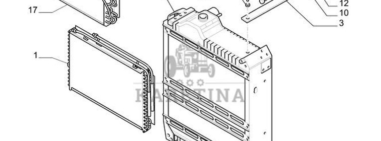 New Holland T6010 Skraplacz 84156148-1