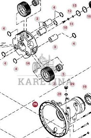 Fendt 712 716 Vario Zwolnica Kompletna Tylna Obudowa Prawa Lewa CZĘŚCI 411151150010-2