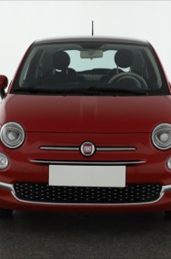 Fiat 500 , Salon Polska, Serwis ASO, Skóra, Klimatronic, Tempomat,-2