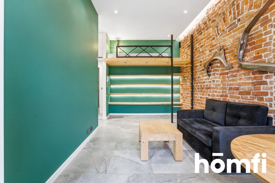 Unikalna kawalerka w stylu loft z antresolą - Widok 4