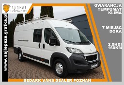 Peugeot Boxer Gwarancja, 2017 X, Brygadówka, DOKA 7 miejsc, klima, tempomat