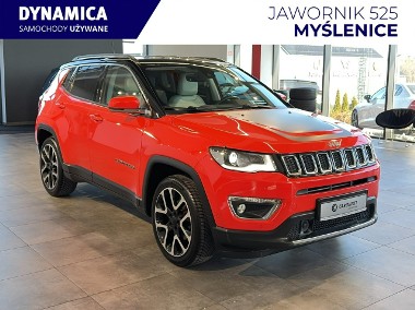 Jeep Compass II Limited 1.4Turbo 140KM M6 2017/2018 r., salon PL, HAK, 85tys.km prze-1