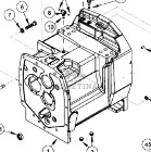 CASE MX180 MX200 MX220 MX240 Obudowa Skrzyni Biegów 307087A2