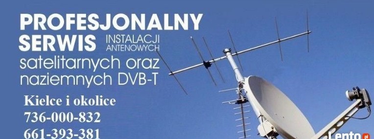 Montaż/Naprawa/Ustawianie/Serwis/Instalacja Anten Satelitarnych  Kielce -1