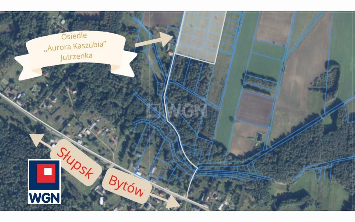 Działka na sprzedaż, 1333 m², Borzytuchom Jutrzenka - Widok 2