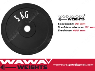  Obciążenia gumowe olimpijskie bumper 20kg fi 50 fitness warszawa NOWE-1