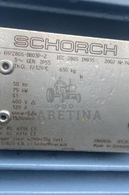Prądnica SILNIK agregat prądotwórczy 75KW KH6280S-2