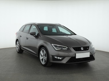 SEAT Leon III , Salon Polska, Serwis ASO, Skóra, Navi, Klimatronic,-1