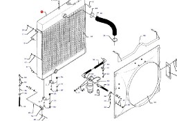 Massey Fergusson MF 30 - chłodnica wody D28784397