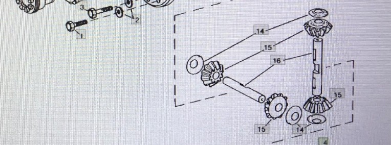 Przekładnia stoźkowa John Deere Nr części R 83035-1