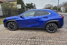 Lexus UX 250h hybryda - 2024, szafirowy lakier, jasnoszara skóra syntetyczna