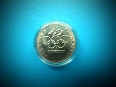 Moneta Srebrna 200 zł. z 1976 roku XXI Igrzyska Olimpijskie w kapslu-1