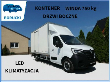 Renault Master kontener + winda 750 kg drzwi boczne klimatyzacja-1