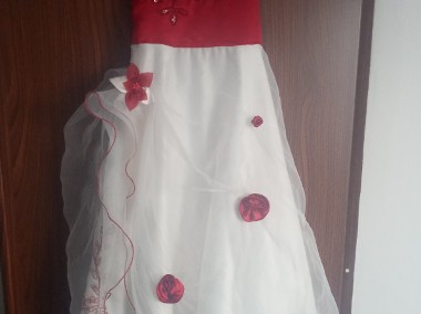 długa suknia balowa  dla dziewczynki -1