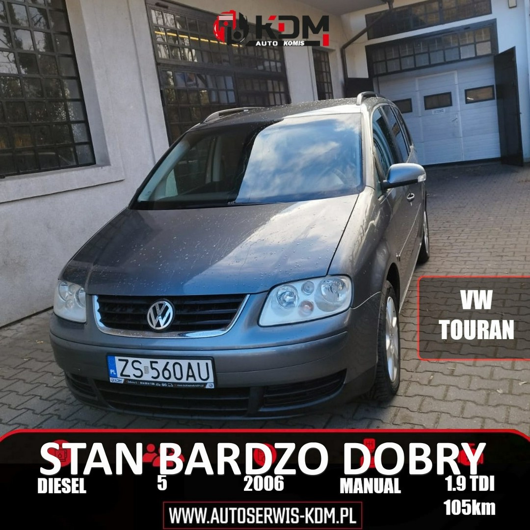 Volkswagen Touran I VW Touran 1.9 Tdi I Ładny*Climatronic*ALU*_FV_Bezwypadkowy