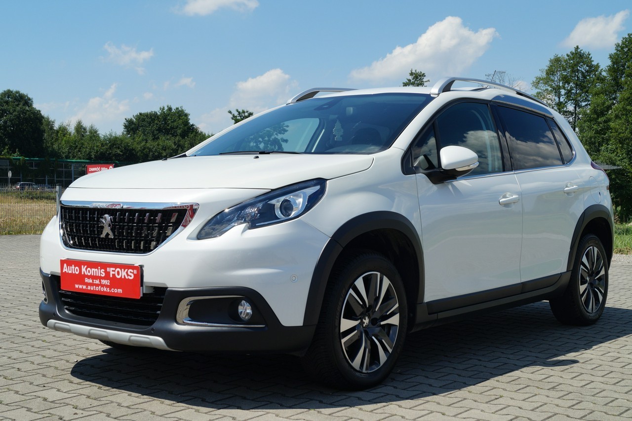 Peugeot 2008 Automat Navi Led Hak Kamera Czujniki Parkow.Pół Skóra tylko45 tys.k