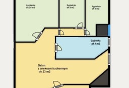 Mieszkanie 4 pokoje 73,1mkw