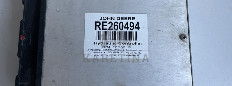 John Deere 8270R - moduł sterownik hydrauliki RE260494-1