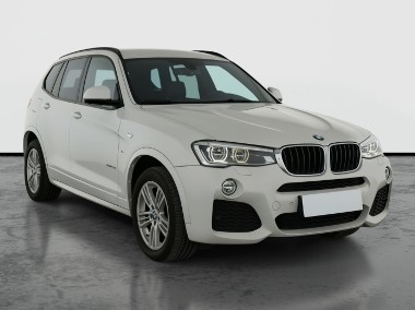 BMW X3 II (F25) , Salon Polska, Serwis ASO, 190 KM, Automat, Skóra, Navi,-1