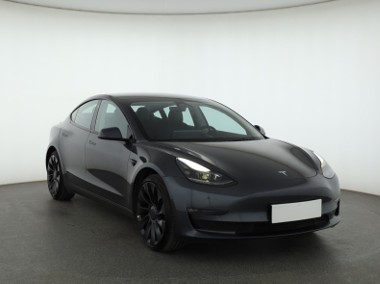 Tesla Model 3 , SoH 79%, Salon Polska, Automat, VAT 23%, Skóra, Navi,-1