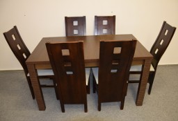stół i sześć krzeseł