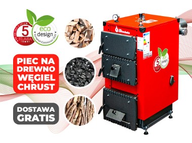 UNIEKO 11, 18, 27, 35 kW piec, kocioł 5 KLASA - WĘGIEL / DREWNO / CHRUST-1