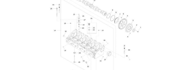 John Deere 9470RX - Głowica cylindra RE539438 (Silnik)-1