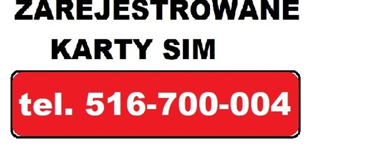 ZAREJESTROWANE KARTY SIM Łódź+ czeskie startery anonimowe prepaid telefoniczne-1