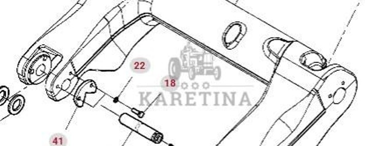 Fendt Vario 1038 1042 1046 1050 GEN 3 Ramię Podnośnika Tylnego TUZ H319PP400110A-1