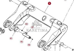 Fendt Vario 1038 1042 1046 1050 GEN 3 Ramię Podnośnika Tylnego TUZ H319PP400110A