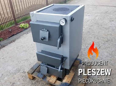 Piecokuchnia z płaszczem wodnym 6kW 50m2 kocioł piec na drewno węgiel WYS0ZŁ -1