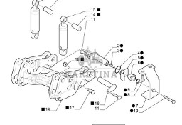 New Holland T6010 T6090 T6070 Siłownik podnośnika 87562625