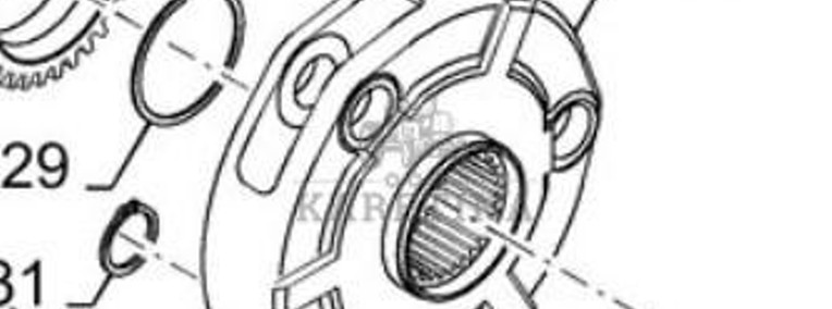 New Holland CR9080 Element Ustalający CZĘŚCI 84449594-1