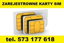 Zarejestrowane KARTY SIM polskie startery telefoniczne prepaid ANONIMOWE gotowe