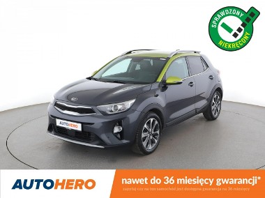 Kia Stonic LED skóra navi klima auto kamera i czujniki parkowania grzane fotele-1